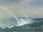 Albert Bierstadt Home of the Rainbow, Horseshoe Falls, Niagara painting